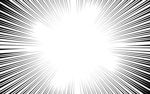 Comic background with monochrome lines. Vector illustration. Stock Illustration