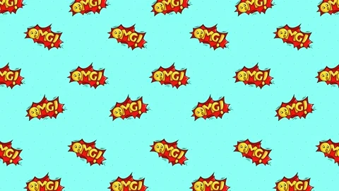 Comic Background - omg Stock Footage 213306692