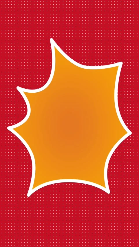 Comic background pop art animation. vertical 4k. Stock Footage 295831102