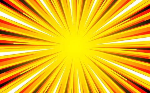 Comic background with pop art motion rays for magazines, covers, ads, banne.. Illustrazione stock