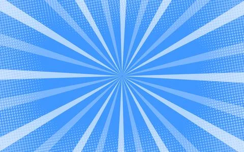 Comic background with pop art motion rays for magazines, covers, ads, banne.. Illustrazione stock