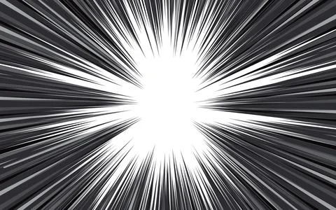 Comic background. Pop art style sunburst halftone pattern. Vector illustratio 库存插图