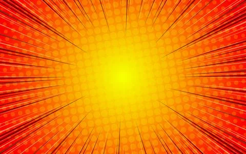 Comic background. Pop art texture. Starburst cartoon style. Vector illustrati Illustrazione stock