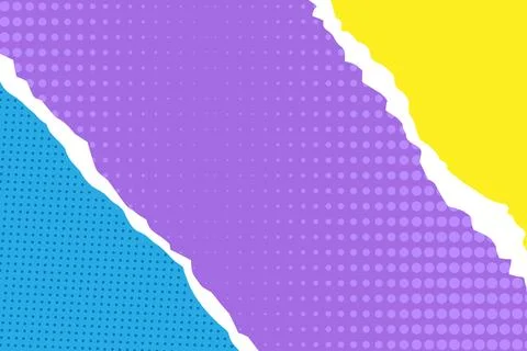 Comic background in retro pop art style. Stripe and dotted bright background Illustrazione stock