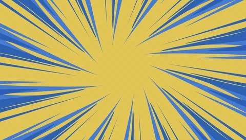 Comic background with retro theme in yellow and blue colors. Perfect wallpape Stock Illustration