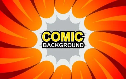 Comic background with speech bubbles and halftones. Vector illustration Stock Illustration