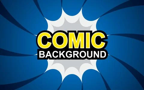 Comic background with speech bubbles and halftones. Vector illustration 스톡 일러스트