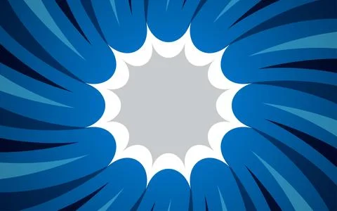 Comic background with speech bubbles and halftones. Vector illustration Stock Illustration