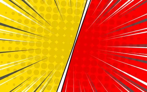 Comic background for versus or VS banner background template Stock Illustration