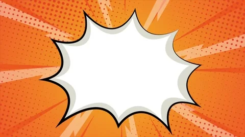 Comic background with vibrant colors and explosive design elements seamless 4k Stock Footage 293045312