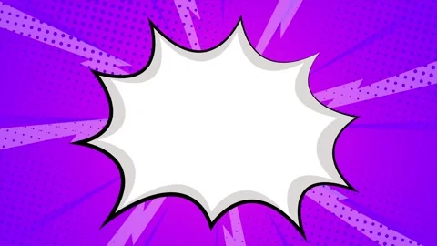 Comic background with vibrant colors and explosive design elements seamless 4k Stock Footage 293047892