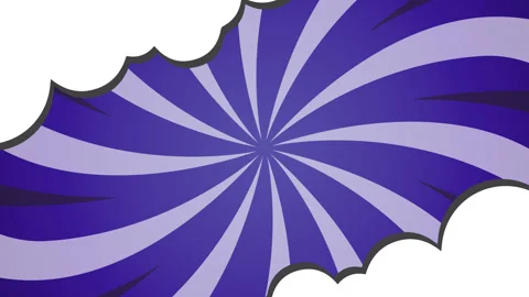 Comic backgrounds, vintage pop art, superhero backgrounds with animated rad.. Stock Footage 332694755