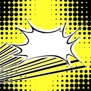 Comic balloon Illustrazione stock