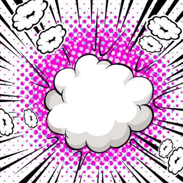 Comic balloon Stock Illustration