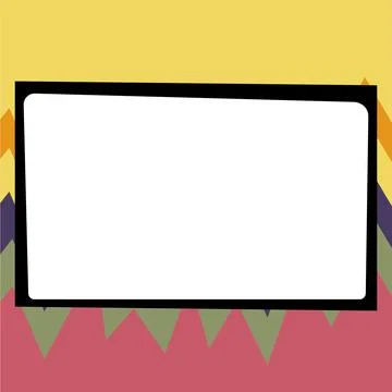 Comic Blank Speech Bubble With Copy Space Over Circular Color Background Design Stockillustratie