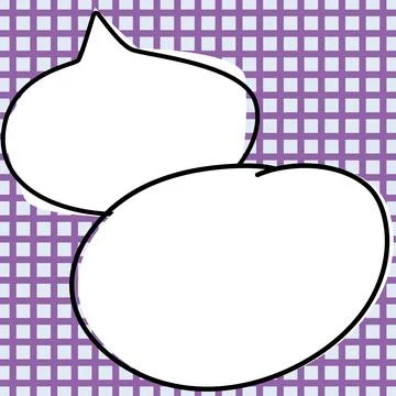 Comic Blank Speech Bubble With Copy Space Over Circular Color Background Design Stockillustratie