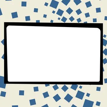 Comic Blank Speech Bubble With Copy Space Over Circular Color Background Design Stockillustratie