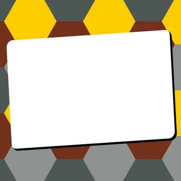 Comic Blank Speech Bubble With Copy Space Over Circular Color Background Design Stock Illustration