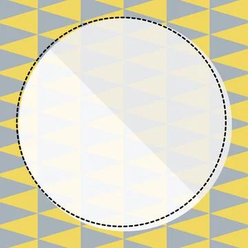 Comic Blank Speech Bubble With Copy Space Over Circular Color Background Design Stockillustratie