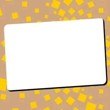 Comic Blank Speech Bubble With Copy Space Over Circular Color Background Design Stock Illustration