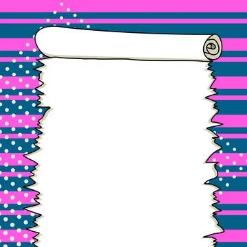 Comic Blank Speech Bubble With Copy Space Over Color Background Design. Empty Stock Illustration
