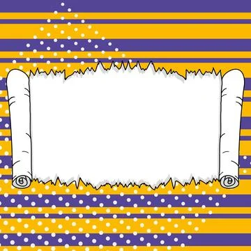 Comic Blank Speech Bubble With Copy Space Over Color Background Design. Empty Stockillustratie