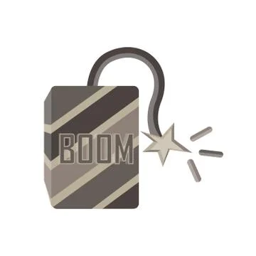 Comic bomb explosion vector background retro design isolated atomic bang cart Illustrazione stock