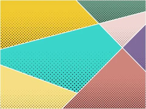 Comic book abstract template with dark rays and halftone humor effects on green Stock Illustration