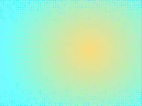 Comic book abstract template with dark rays and halftone humor effects on green Stock Illustration