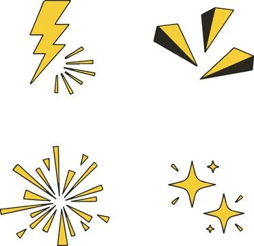 Comic book action effects, dynamic pop art vector illustration 库存插图