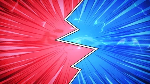 Comic Book Action Layout Background With Power Fx Stock Footage 117590352