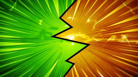 Comic Book Action Layout Background With Power Fx Stock Footage 117590357