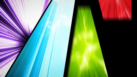 Comic Book Action Layout Background With Power Fx Stock Footage 118149449
