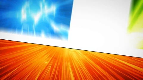 Comic Book Action Layout Background With Power Fx Stock Footage 118603536
