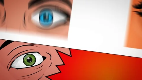 Comic Book Action Layout Background 库存影片 118697088