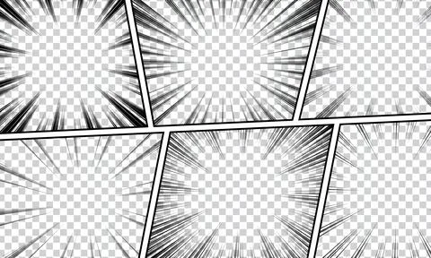Comic Book Action Layout Background With Illustrations a strong comic-like .. Stock Illustration