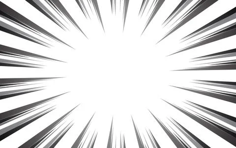 Comic book action line. Speed ??line manga frame on white background. Vecto.. 스톡 일러스트