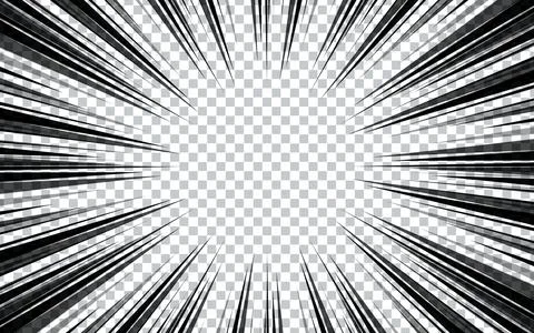 Comic book action line. Speed ??line manga frame. Cartoon background. Vecto.. 스톡 일러스트