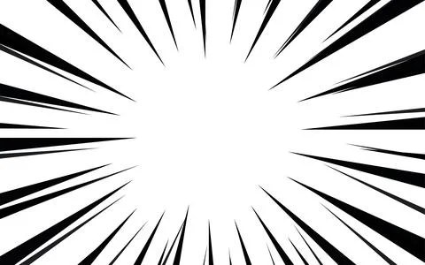 Comic book action lines background. Manga speed frames, superhero action. B.. イラスト素材