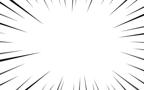 Comic book action lines background. Manga speed frames, superhero action. B.. Stock Illustration