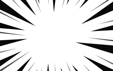 Comic book action lines background. Manga speed frames, superhero action. B.. イラスト素材