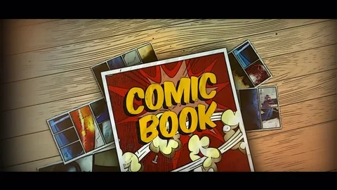 comic book after effects template download