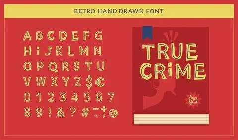 Comic book alphabet set, superhero dynamic funny letters, font for cartoon logo Illustrazione stock