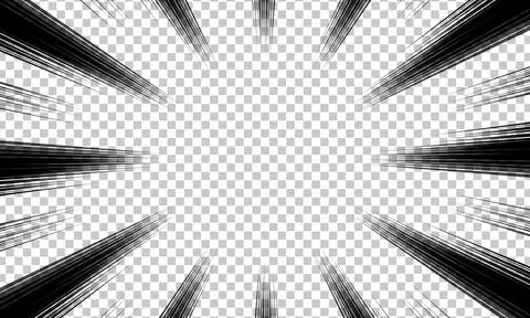 Comic book and manga speed line background. Superhero action, explosion bac.. イラスト素材