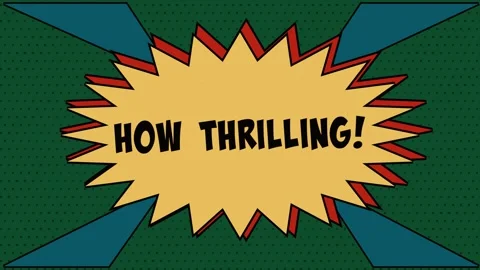 Comic book appear How thrilling Stock-Footage 342396592