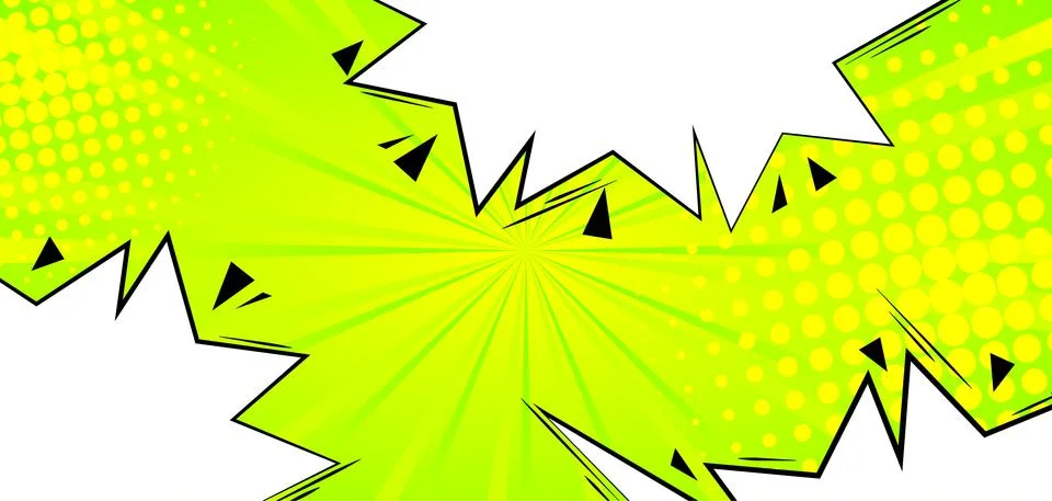 Comic book background. Abstract cartoon explosion design illustration. Vector Stock Illustration