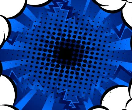 Comic book background. Abstract cartoon explosion design illustration. Vector イラスト素材