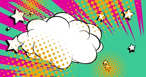 Comic book background, backdrop video Stock Footage 280330829
