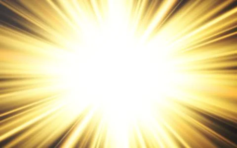 Comic book background. Black and yellow radial lines speed frame. Element of  Stock Illustration