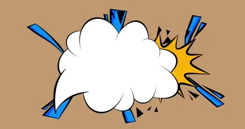 Comic Book background on brown Stock Footage 334988229